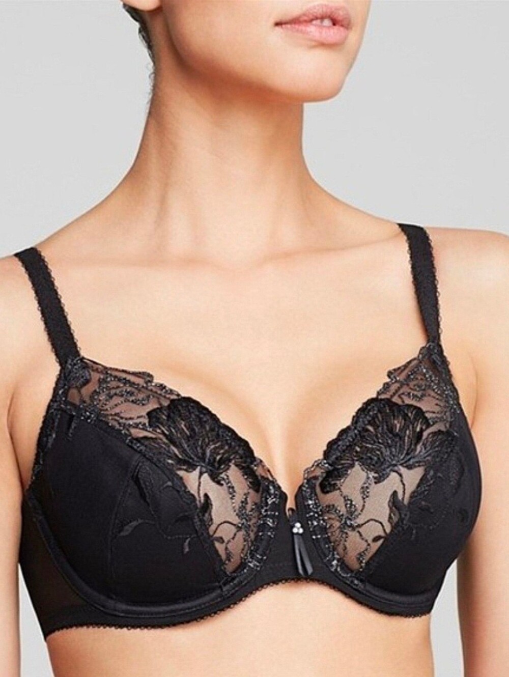 WACOAL In Bloom Floral Embroidered Bra 38C